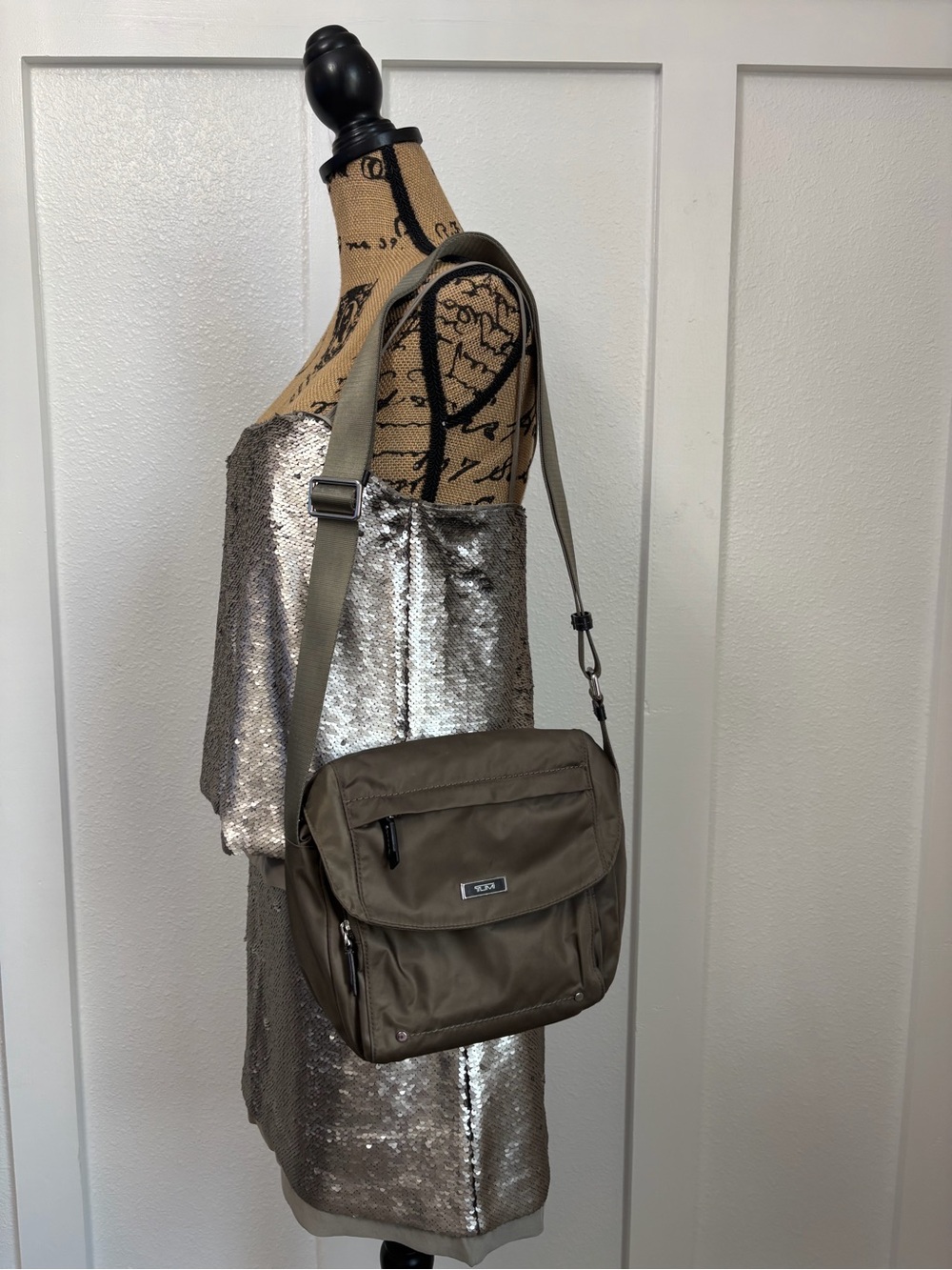 Tumi Women's Crossbody Bag in Olive Taupe - Picture 16 of 16